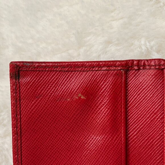 Prada Red Saffiano Leather 6-Key Holder - Picture 11 of 12
